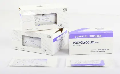 Surgical PGA Medical Vet Absorbable Suture with Needle