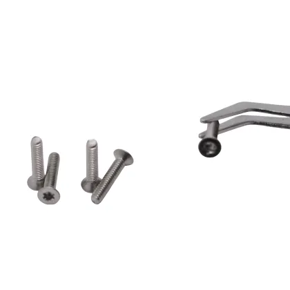 Countersunk head hexalobular socket M2.0SUS304 galvanized automotive corrosion resistant screws