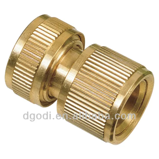 brass knurled garden hose adapter