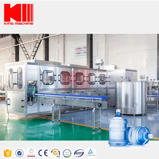 King Machine Automatic 5 Gallon PET PC Bottle Pure Mineral Water Filling Machine