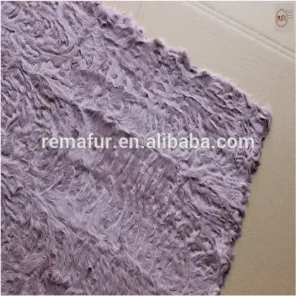 Soft Silky Lamb Fur Curly Sheep Fur