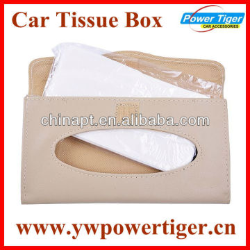 China wholesale PU Car Visor Tissue Holder Car Tissue Box Holder