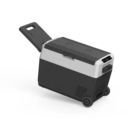 Factory Direct 28L Portable Freezer with Wheels - Mini Fridge 220V 12V Car Refrigerator