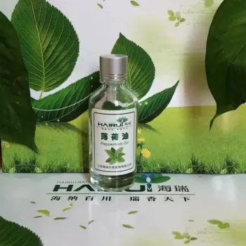 Pure natural food garde peppermint oil bulk for toothpaste