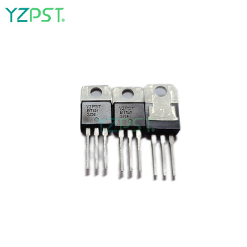 12A TO-220 BT151 SCRs series is suitable to fit all modes of control