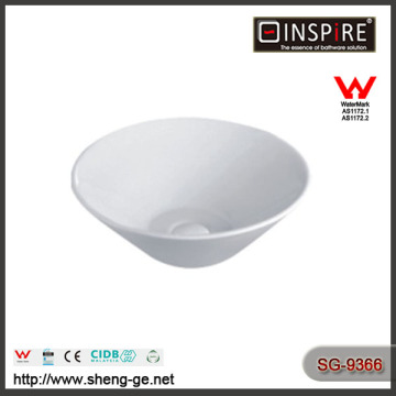 SG-9366 China supplier ceramic bathroom single hole washing basin