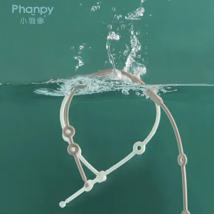 Food Grade Silicone Teether Strap Chains Baby Girl