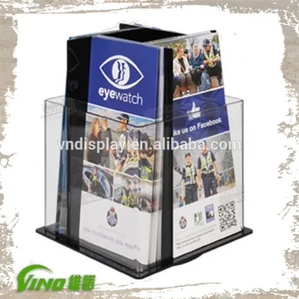 Acylic CD Rack , CD Display Rack , Tabletop CD Display Rack