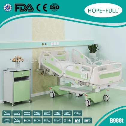 Imported ABS engineering plastic multifunctional electric ICU bed