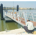 Puente de aproximación de aluminio para puerto deportivo flotante