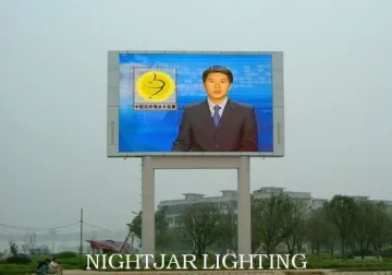 Ip45 High Definition Outdoor Full Color Advertising Large Led Screens / Signboard P16mm