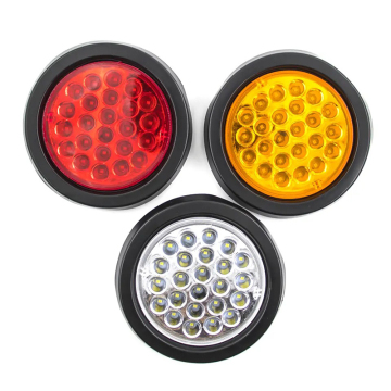 24 LED 12V/24V Car Rear Tail Light - Brake, Stop, Signal Lamp