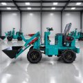400kg Akülü Elektrikli Lastikli Yükleyici, Kovalı