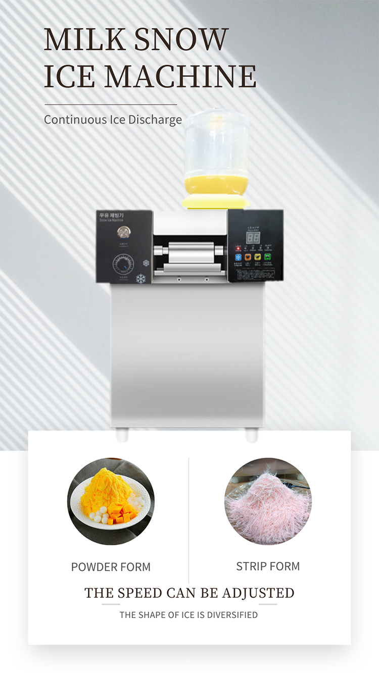 commercial snowie slush smoothie bingsu machine