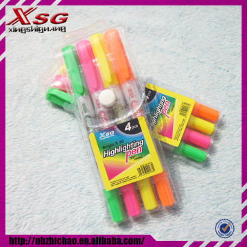 Wholesale cheap plastic permanent highlighter ink refill