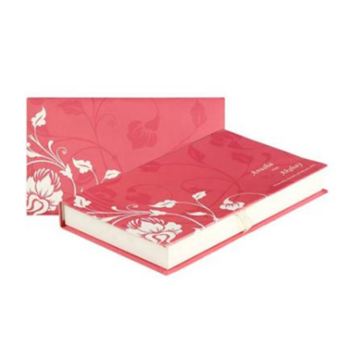 Custom cardboard greeting wedding invitation card box
