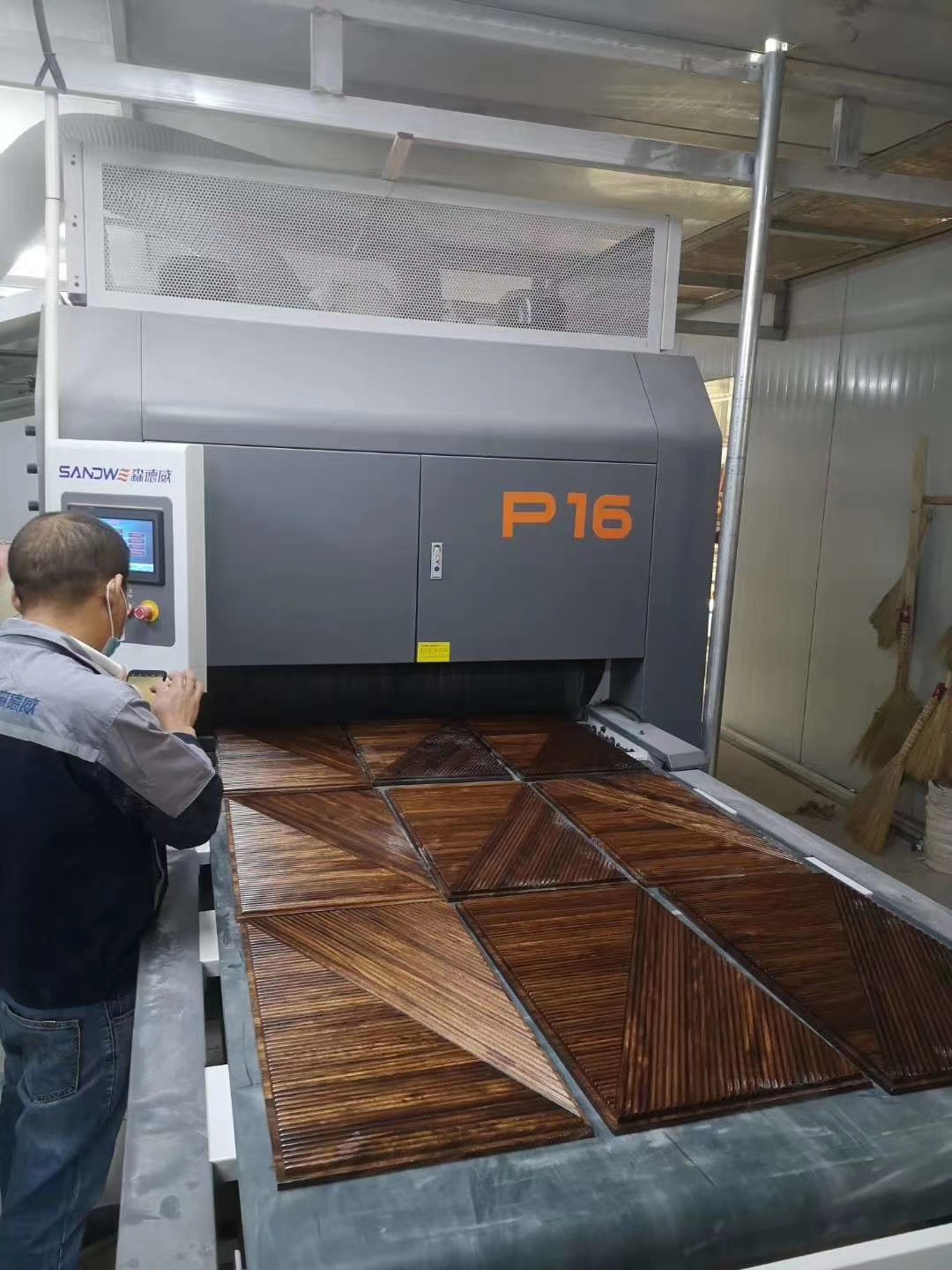 Automatic Conveyor Sandblasting Machine