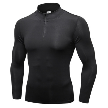 Chemises thermiques de compression à manches longues pour hommes