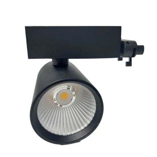Black White 40W Dimmable Track Light System for Art Gallery and Commercial Use