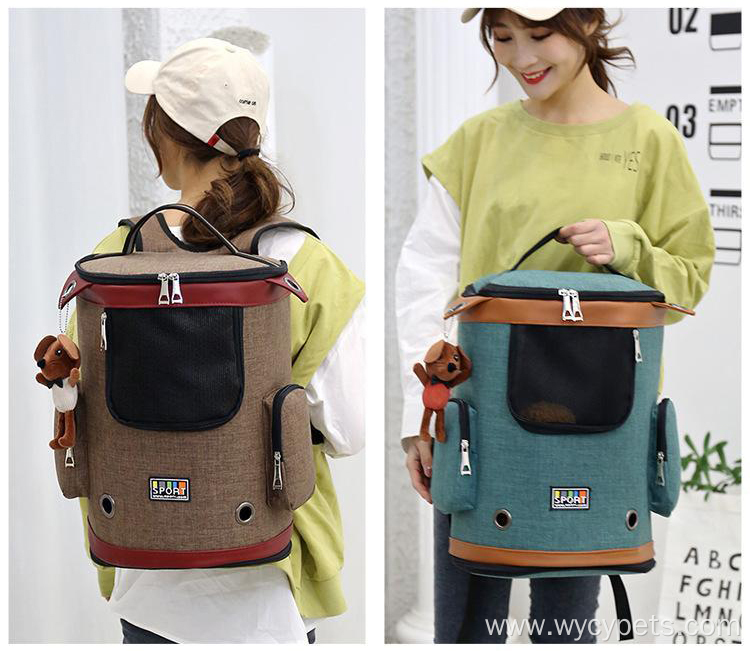 Pet Folding Expandable Design Cat Carrier Backpack