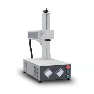 LS fiber laser marking machine price for stainless steel 20W color metal laser printing machine