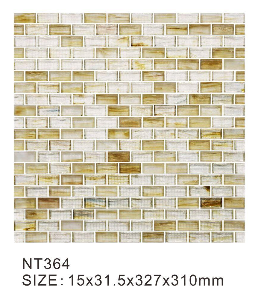 Popular Products Light Frosted Elegant Glass Mosaic