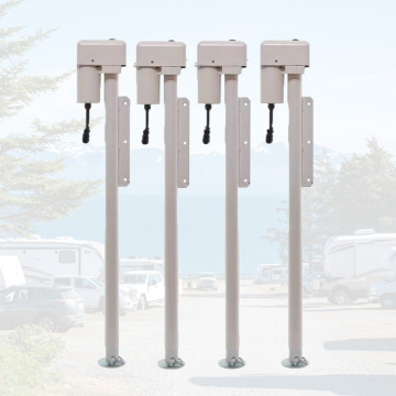 RV Electric Jack Set: Jack dan Holder Lift High - Bahan Baja Bagian Motor