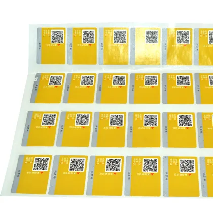 quality security label printed anti counterfeiting sticker