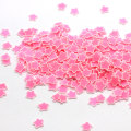 Wholesale Mini Pink Star Soft Polymer Clay Slices 5mm 500g/Bag Kawaii Phone Case Fillers Nail Sticker Bead