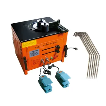 RB-32 Electric 110V/220V Rebar Bending Machine - 6mm to 32mm Steel Bar Bender