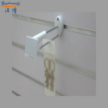 New arrival abs and plastic Anti-theft hanging lock hook for slatwall hook