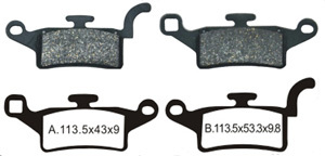 Motorcycle Parts Brake Pad for Yamaha YBR125