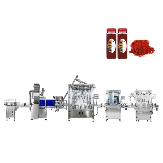 High Accuracy Spice Powder Bottle Packing Line: Pepper Powder Filler Packaging Production Line