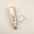 Tubo de brillo labial de 10 ml vacío con aplicador de metal