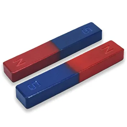 North South Identified Teachers Science Experiment: Physics Education with Bar Magnets for Kids