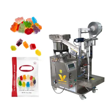 High Speed Bowl Feeding Candy Counting and Packaging Machine for Gummy Bears