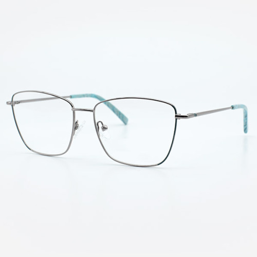 Square fashion Metal Women's Optical Frames