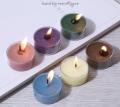 PVC küçük boyutlu plastik fincan tealight mum tutucular