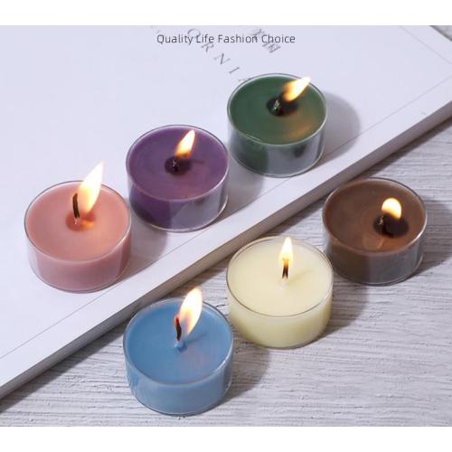 PVC small size plastic cup Tealight Candle Holders