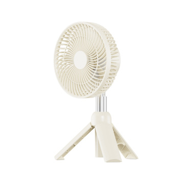 Portable Rechargeable USB Rotatable Battery-Powered Camping Fan with Tripod for Tent Cooling
