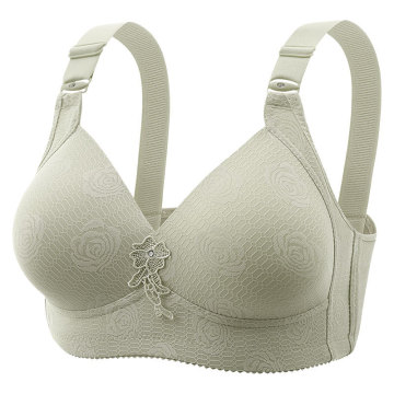 Customized Comfortable and Sexy Women's No-Ring Sports Bra in Large Sizes