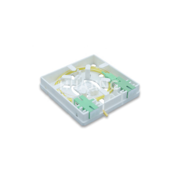 OEM Optical Fiber Face Plate 2 Ports Anti-UV GPMB-B2 86 Type Fiber Patch Panel Roset 2 Core