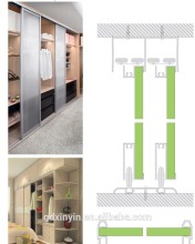 aluminium profiles for warerobe sliding doors made in china