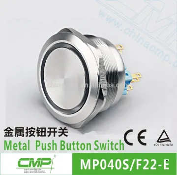 Mounting diameter 40mm CMP stainless steel waterproof ip67 button switches light 220v