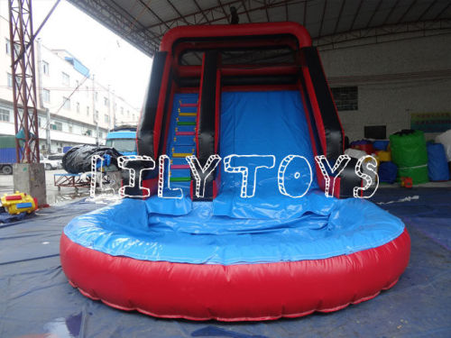 Huge Outdoor Inflatable Water Slide En71 For Home Pvc Water Slides Entertainment