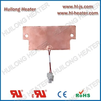 Polyimide flexible heating elements with cooper foil