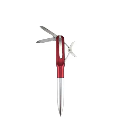 Promotional Multi-Functional Swiss Army Knife Scissor Pen Novelty Ballpoint Pens for Logo Use for Gifts