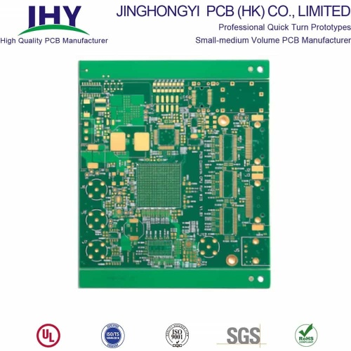 Fr4 Double Sided PCB Green Soldmask Manufacturing Service