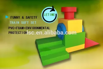 kids locomotive tunnel soft play set