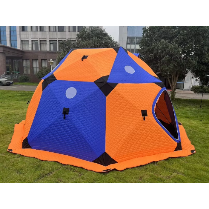 ਗਰਮ ਬਰਫ ਦੀ ਮੱਛੀ ਫੜਨ ਲਈ ਬਾਹਰੀ ਸਰਦੀਆਂ ਦੀ ਅਕਤੂਬਰ ਟੈਂਟ